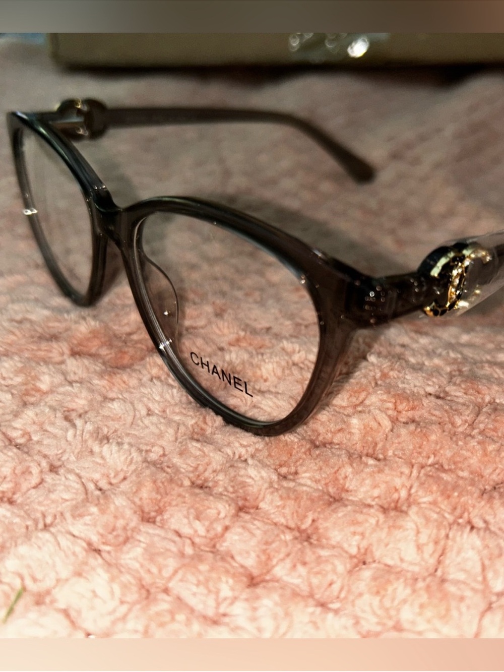 Women's Gray Glasses with Accent- Fashion Size:53▪️17-143